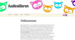 Desktop Screenshot of kattesitteren.dk