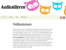 Tablet Screenshot of kattesitteren.dk